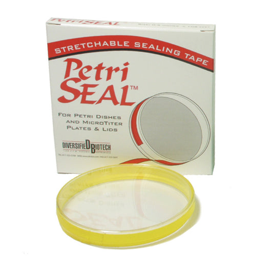 Petri-Seal™ Stretchable Sealing Tape, Clear, Waterproof, Chemical Resistant, 1/2" W x 108' L