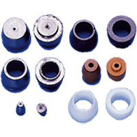 Ferrules, vespel + 40% graphite with 1/16" connection, bore 0.4 mm