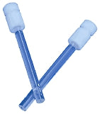 Glass connector, Cheminert, 1/4-28 female to 1/4" glass tube, 2mm ID glass tubing, CTFE