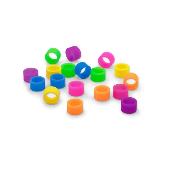 Colour Bands, Multi-colour, 18/pk