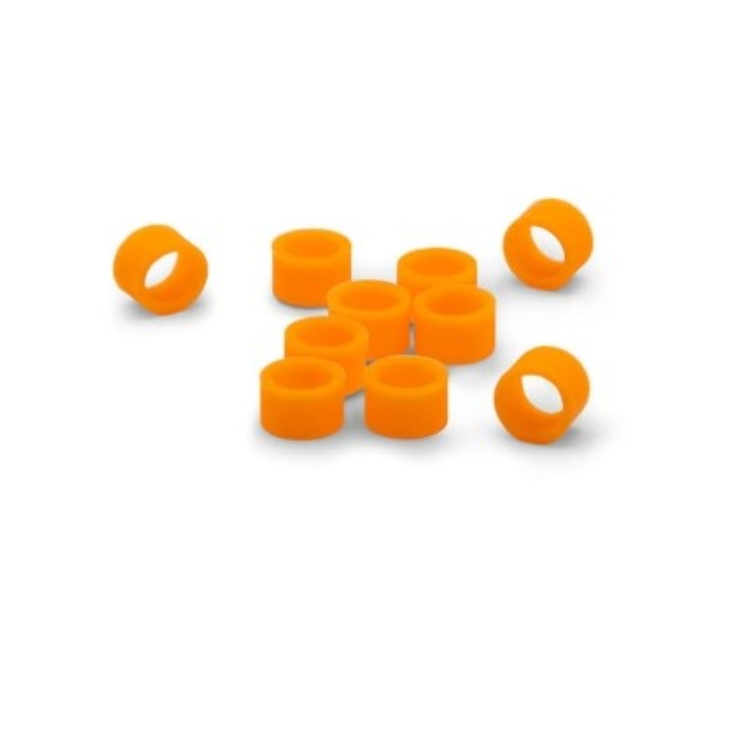 Colour Bands, Orange, 10/pk