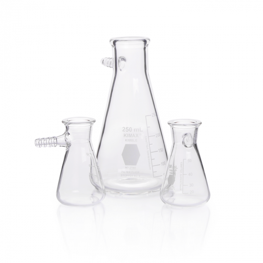 KIMBLE® KIMAX® Graduated Filter Flask, Glass Side Arm, 4000 mL