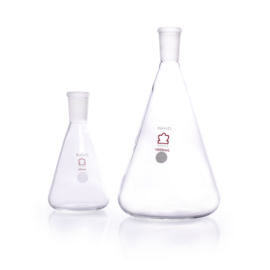 KIMBLE® KONTES® Jointed Narrow Mouth Erlenmeyer Flask, 24/40, 6000 mL, 1/pk