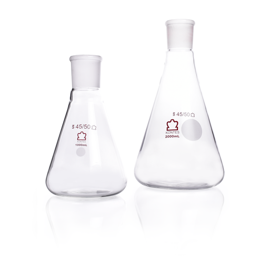 KIMBLE® KONTES® Jointed Narrow Mouth Erlenmeyer Flask, 45/50, 6000 mL, 1/pk