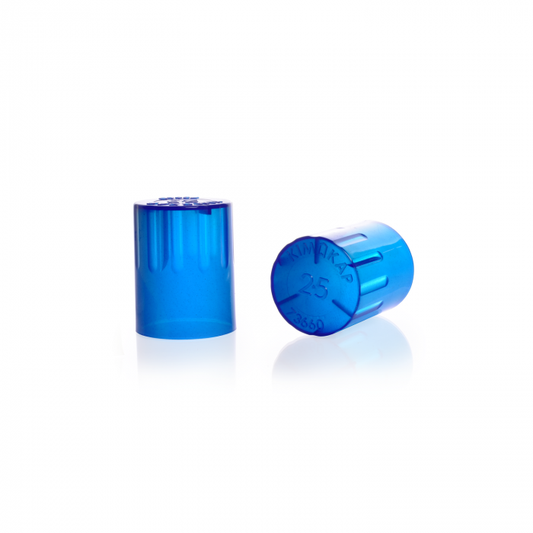 KIMBLE® KIM-KAP™ Polypropylene Cap, Blue, Fits 13 mm Tube OD, 1000/pk