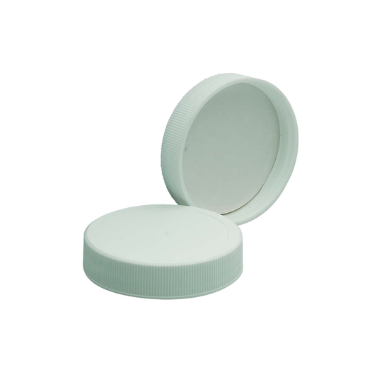 WHEATON® White Polypropylene Screw Cap, PTFE-Faced Foamed Polyethylene Liner, 48-400, 72/pk