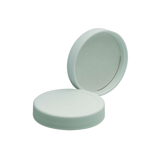 WHEATON® White Polypropylene Screw Cap, PTFE-Faced Foamed Polyethylene Liner, 70-400, 48/pk