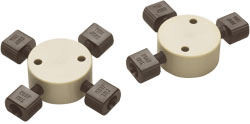Cross, High Pressure, 0.25mm Bore, 10-32, PEEK, with One-Piece Fingertight Fittings, For 1/16" OD Tubing