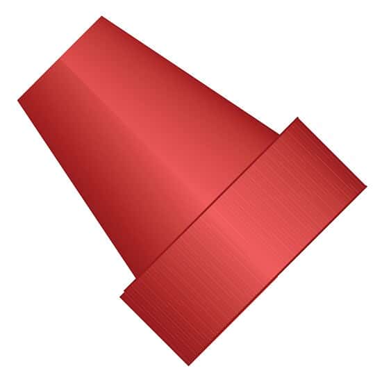 Sale Item - Flangeless Ferrule, Red ETFE, 1/16" OD Tubing, 1/4-28 Flat-Bottom, Non-cancellable, Non-returnable, Special Sale Price Shown, While Quantities Last