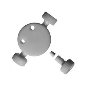 T-connector for 3 capillaries, polymer,