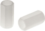 Union, Nylon, Through Bore, LP Body Only, 1/4-28, For Flanged Tubing