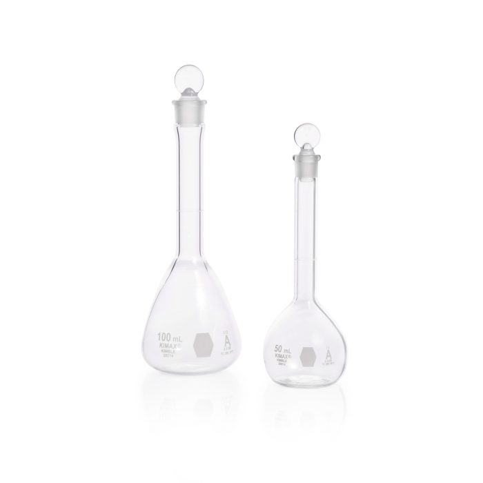 KIMBLE® KIMAX® Volumetric Flask, Glass Pennyhead Stopper, 5 mL