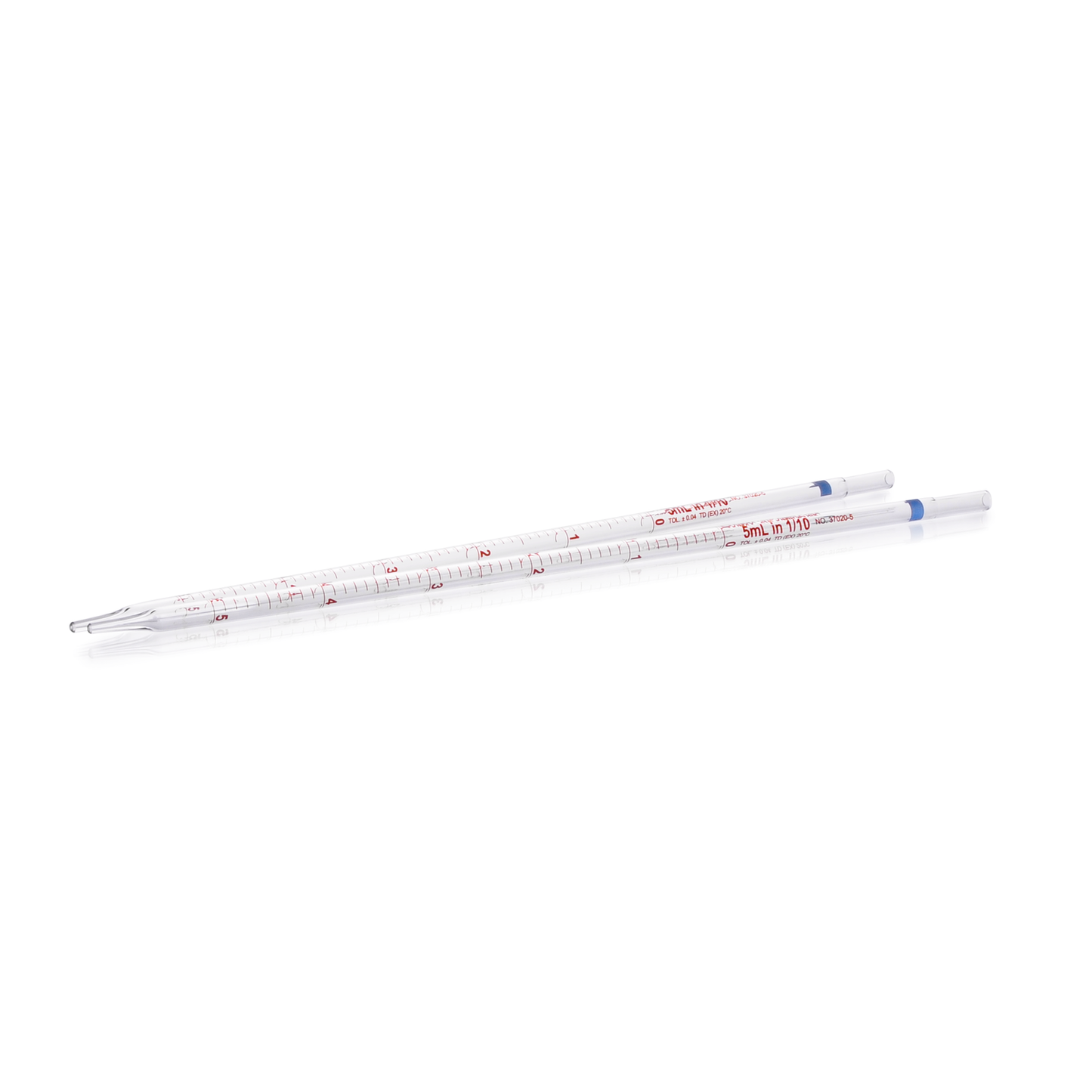 KIMBLE® Mohr Pipets, Class B, TD, 10 mL, Orange Coded, 12/pk