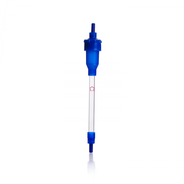KIMBLE® FLEX-COLUMN® Chromatography Column, 20 cm x 1.0 cm ID, 16 mL, Glass, with HDPE Bed Supports