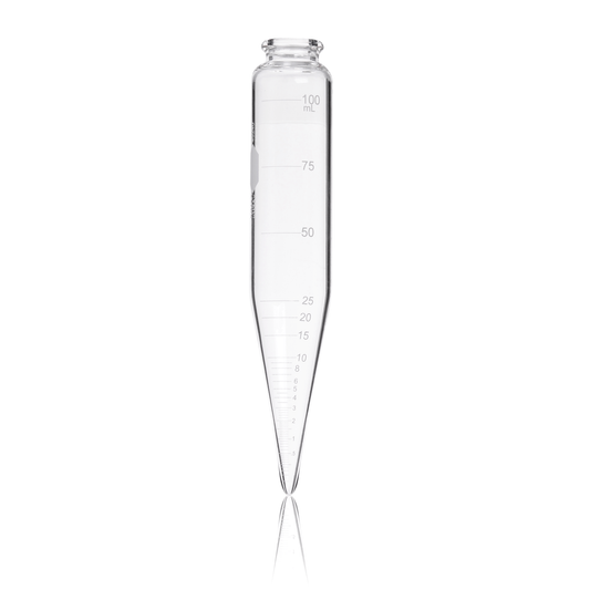 KIMBLE® 8" Oil Centrifuge Tube, Standard, 100 mL, 12/pk