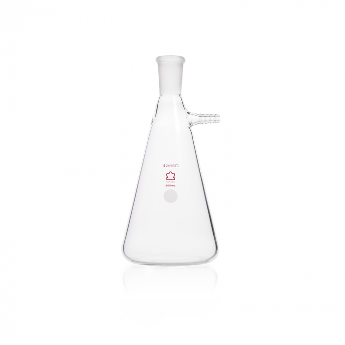 KIMBLE® KONTES® Filtering Flask, Glass Side Arm, Ground Joint, 250 mL
