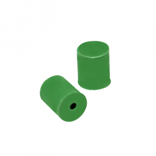 Silicone Stopper, Half Hole, 6 mm OD, Pkg. 12