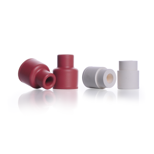 KIMBLE® Plug-Type Rubber Sleeve Stoppers, 8 mm, Isoprene Rubber, 50/pk