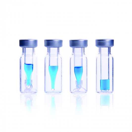 WHEATON® MicroLiter® Limited Volume Inserts For 9 & 11 mm vials, 300 µL, Conical, 100/pk