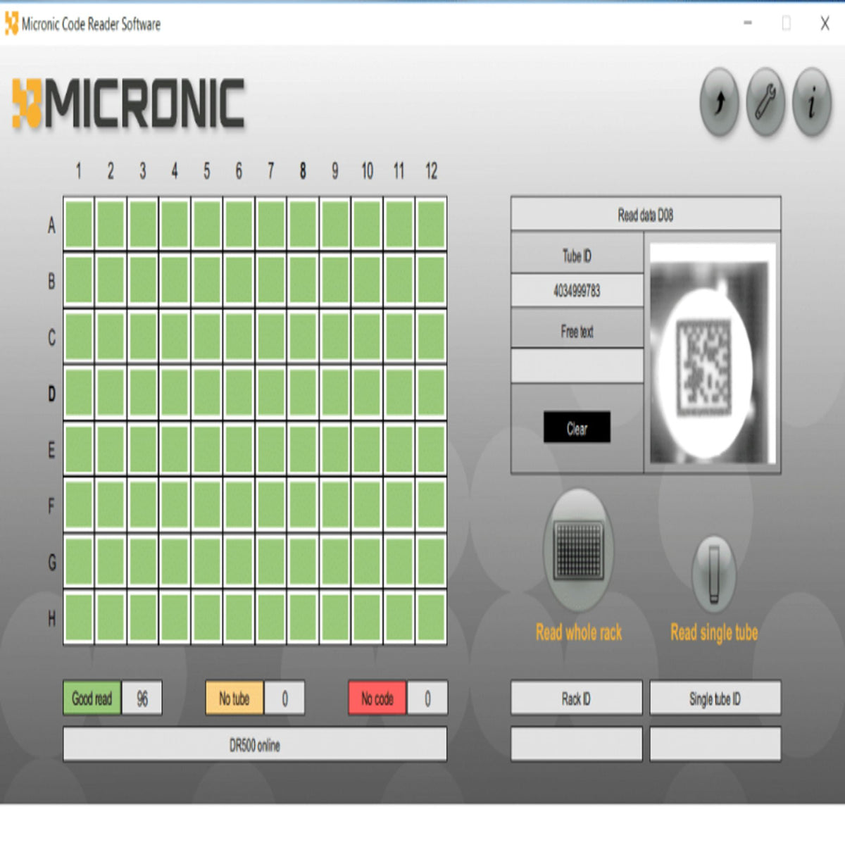Micronic Rack Scanner Micronic Rack Reader DR515 – Chromatographic Specialties Inc.