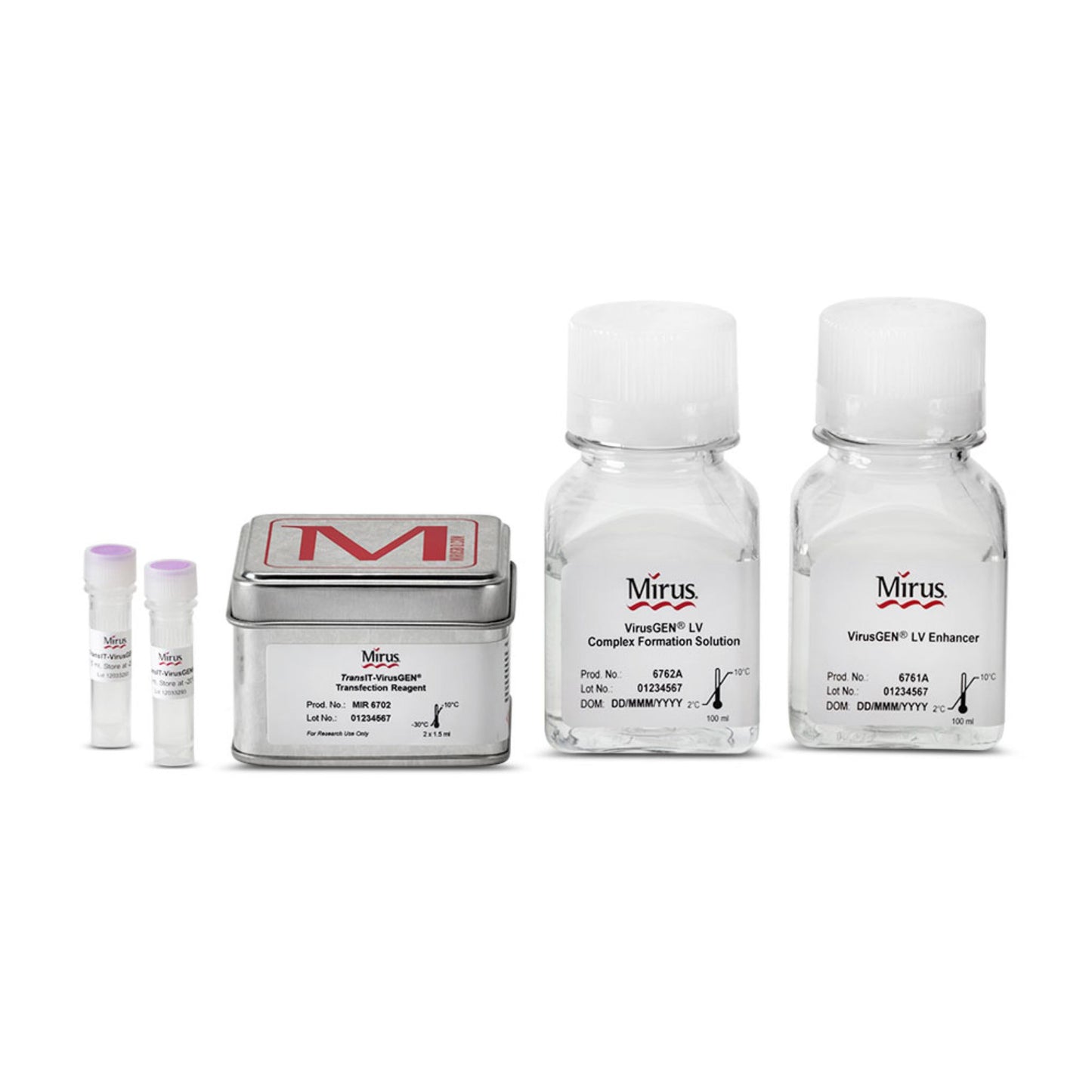 *VirusGEN® LV Transfection Kit, 1 Kit – for 1 L of Cell Culture