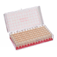 M-T Vial File, Hinged, Clear Ps, For 60 x 2mL & 4mL Vials