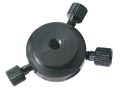 Glass connector, Cheminert, 1/4-28 female to 1/4" glass tube, 1mm ID glass tubing, CTFE