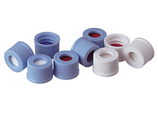 Storage Cap, Solid Top, 10-425 White, Polyurethane, with PTFE/Urethane Foam Liner