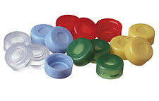 Closure, Target Snap-It, Yellow, with Red PTFE/White Silicone/Red PTFE Septum
