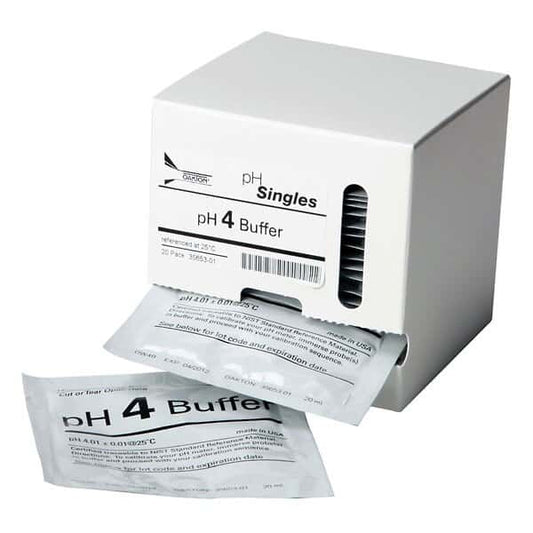 Oakton pH Calibration Buffer Pouches, pH 4.01, 20/pk