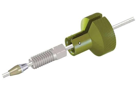 EXP®2  6-40 Fitting Kit for 1/32" OD SS Tubing (2 Titanium Hybrid Ferrules, 2 EXP®2 Nuts & 1 EXP®2 Driver)