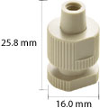 Filter, Pre-Column, 10-32, PEEK, with 10µm PE PEEK-Encased Frit, with Holder
