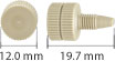 Plug, 10-32, PEEK