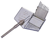 Pin Vise and drill index sized from 0.0135" to 0.039" (0.34 to 1mm)