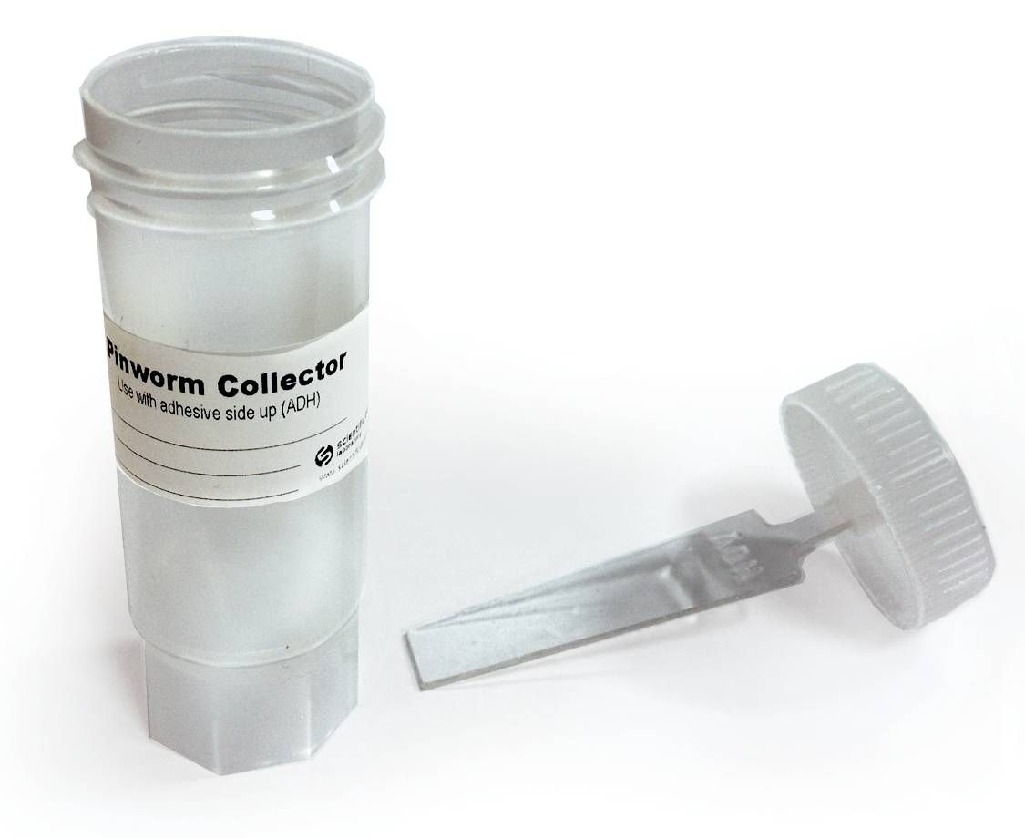 Pinworm Collector Vial, Direct-to-Slide, 25/Vials per Box