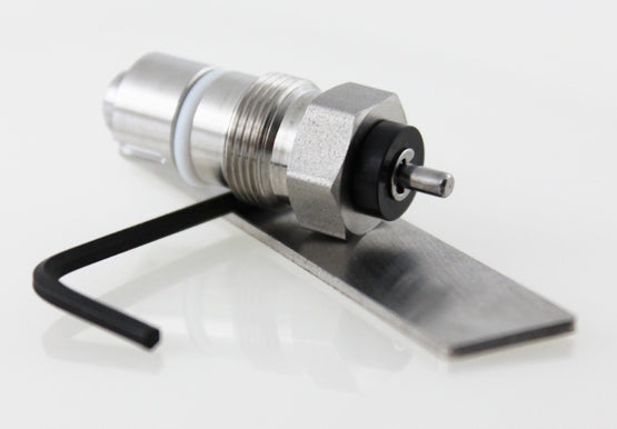 OPTI-MAX® Inlet Cartridge Check Valve 1/8" Ceramic Ball & Seat, SS Cartridge, Varian ProStar 9000 Series, 230, 240