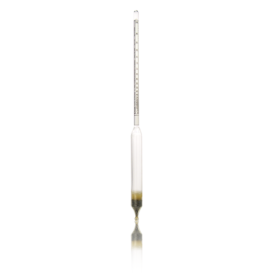 KIMBLE® Ethanol Hydrometer, 300 mL, 0-100% Ethanol / 0-200 Proof, 300 mm