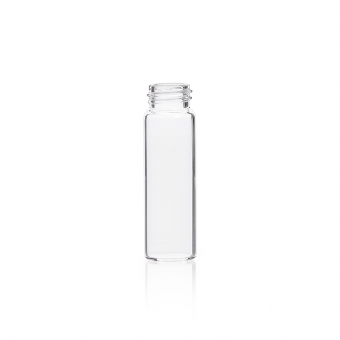 KIMBLE® 7 mL Glass Scintillation Vial, 15 mm Urea Cap with Cork-backed Foil Liner, 1000/pk