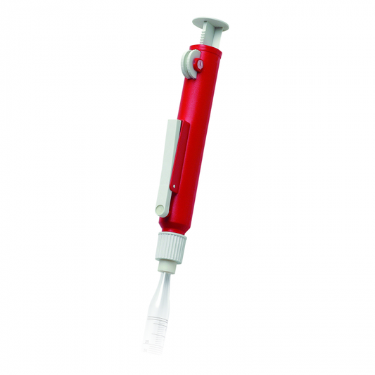 SOCOREX® THE PROFILETTE™ 406 Pipette Filler, 25 mL, Pipette, Red