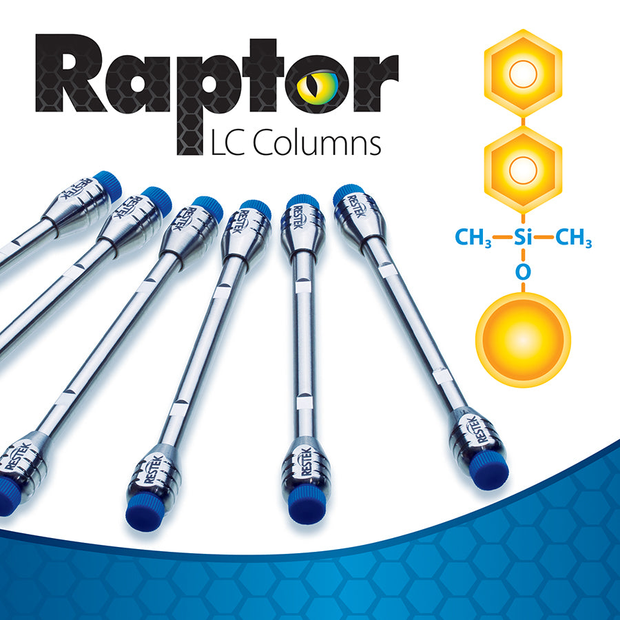 Raptor Biphenyl, 2.7µm, 100x3.0mm HPLC Column