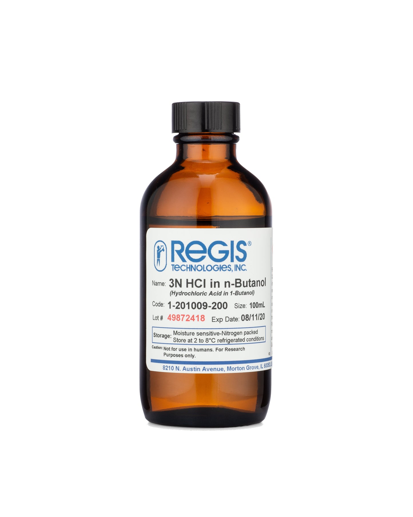 *3.0 N HCl in n-Butanol, CAS # 7647-01-0, 500 mL