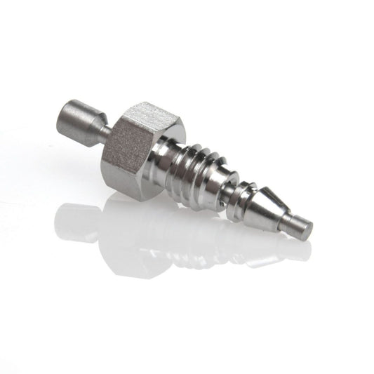 Blanking Nut, SS, for 1/16'' Swagelok® Fitting ports, for Agilent®, Comparable to OEM # 01080-83202