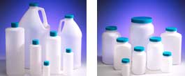 Jar, 4000 mL, Wide Mouth, HDPE, with 110-400 Foam Lined Cap, 1000 Class, 4/pk