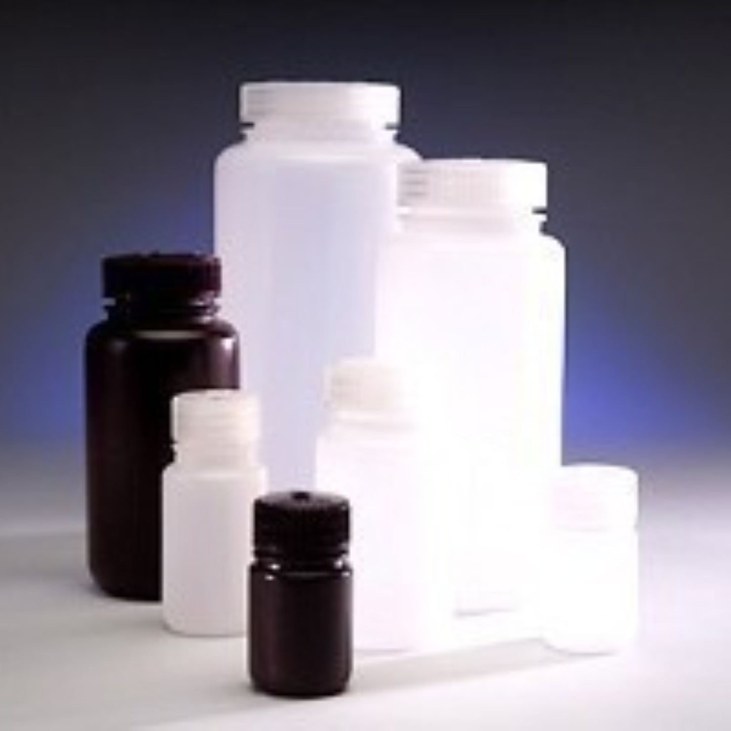 Image of C85134004 - Bottle, Premier, 125 mL, Wide Mouth, Natural HDPE, with 38 mm PP Cap, 1000 Class, 48/pk