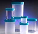 Jar, Straight Side, 125 mL, PP, with 58-400 Foam Lined Closed Top Cap, 1000 Class, 48/pk