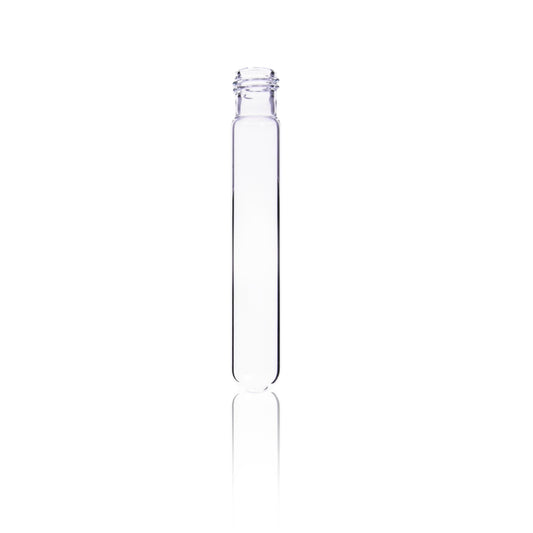 Culture Tube, Screw Thread, 13 x 100 mm, Round Bottom, Clear Glass, 13-415 Thread