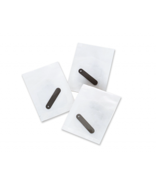 Steel Spore Coupon, 10^6 Geobacillus Stearothermophilus, Cell Line 7953, 34 mm x 7 mm x 0.9 mm, 100/pk