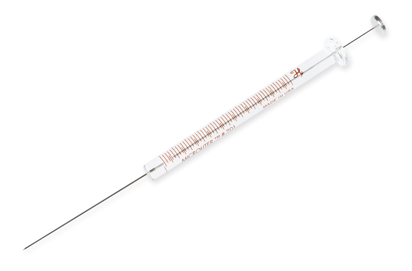 10 µL, Model 701 N CTC Syringe (6.6 mm), S-Line, Cemented Needle, 23s ga, Point Style AS