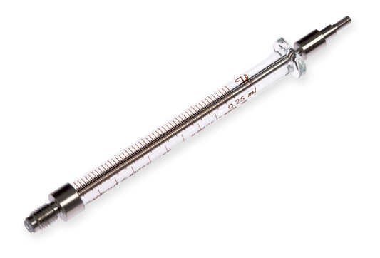 250 µL, Model 1725 CX WISP Syringe, 1/4-28 Threads