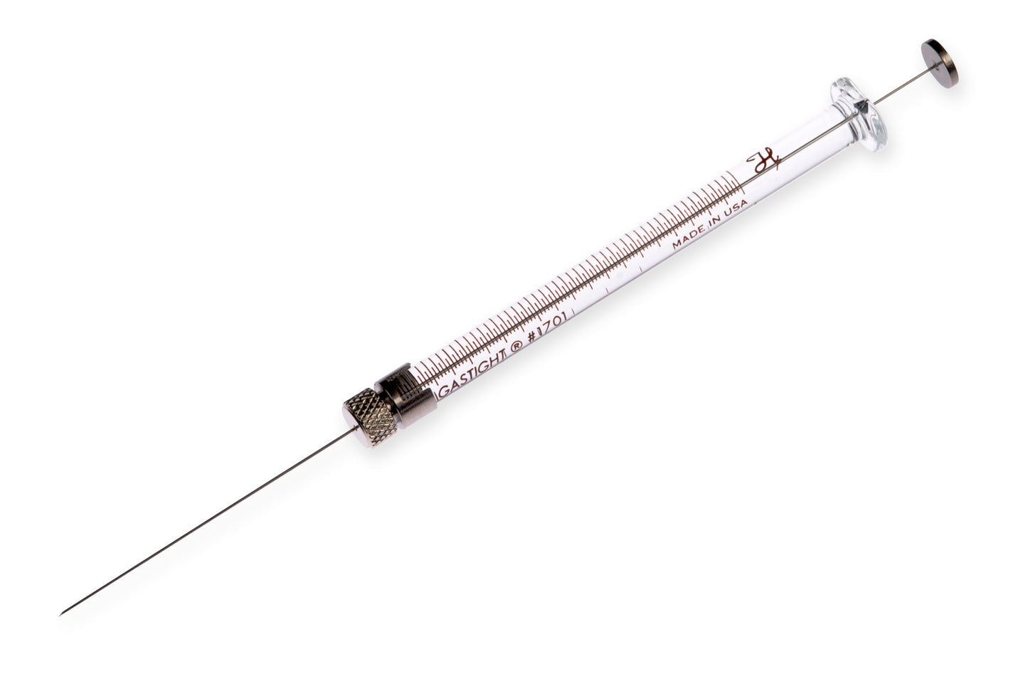 10 µL Gastight Syringe Model 1701 RN, Small Removable Needle, 26s gauge, 2 in, Point Style 2